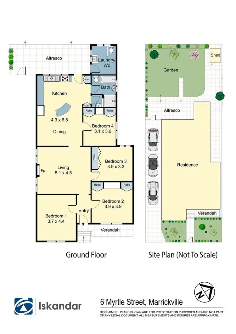 Floorplan of Homely house listing, 6 Myrtle Street, Marrickville NSW 2204