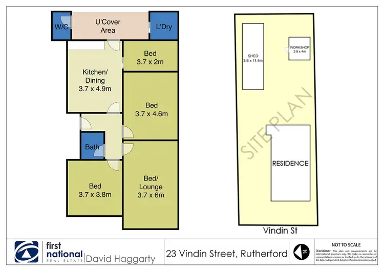 Floorplan of Homely house listing, 23 Vindin Street, Rutherford NSW 2320