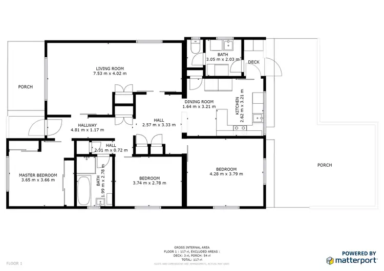 Floorplan of Homely house listing, 3 Renniks Street, Mildura VIC 3500
