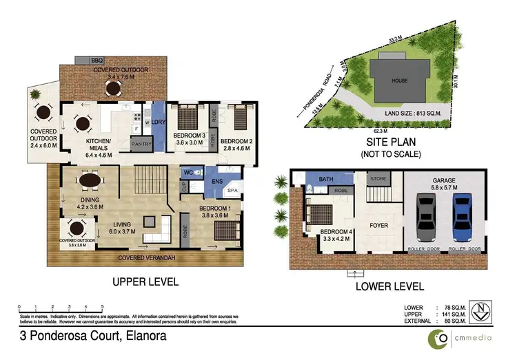Floorplan of Homely house listing, 3 Ponderosa Court, Elanora QLD 4221