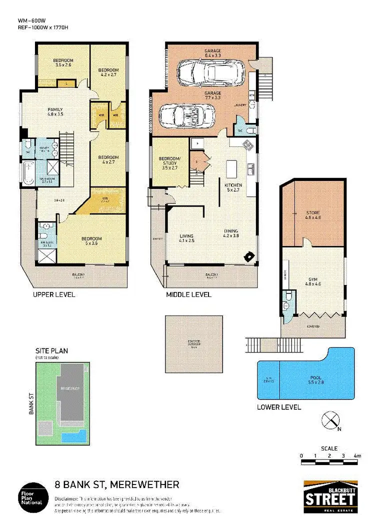 Floorplan of Homely house listing, 8 Bank Street, Merewether NSW 2291