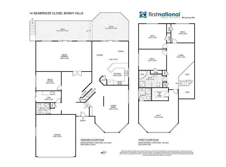 Floorplan of Homely house listing, 14 Seabreeze Court, Bonny Hills NSW 2445
