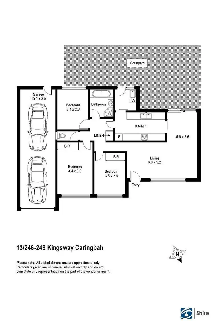 Floorplan of Homely villa listing, 13/246 Kingsway, Caringbah NSW 2229