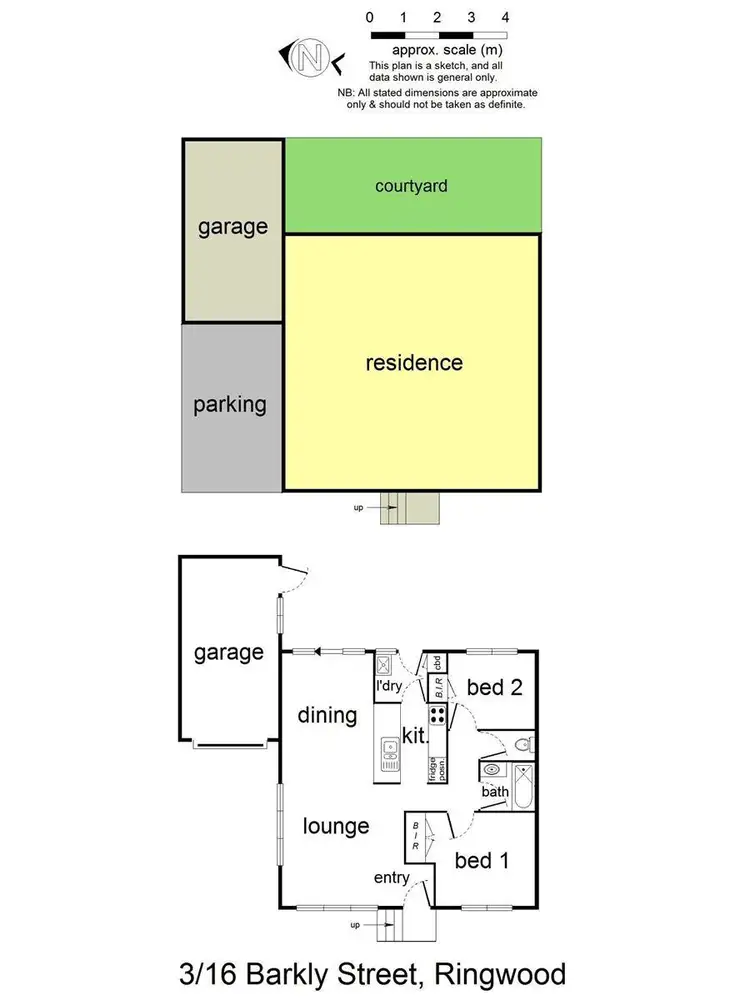 Floorplan of Homely unit listing, 3/16 Barkly Street, Ringwood VIC 3134