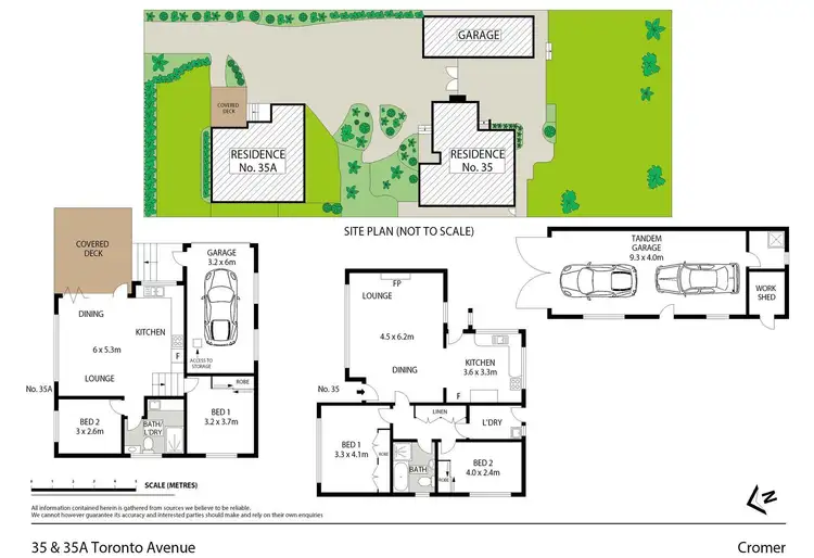 Floorplan of Homely house listing, 35 & 35A Toronto Avenue, Cromer NSW 2099