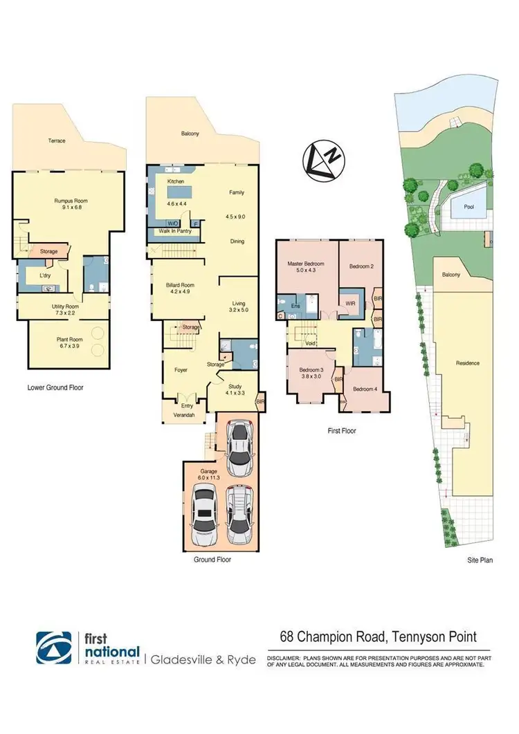 Floorplan of Homely house listing, 68 Champion Road, Tennyson Point NSW 2111