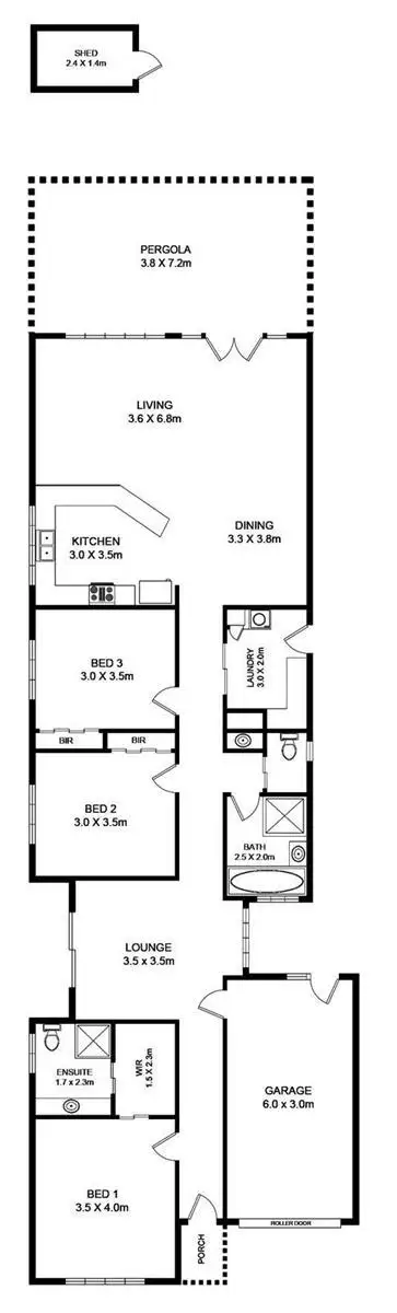 Floorplan of Homely house listing, 7A Francis Avenue, Glengowrie SA 5044