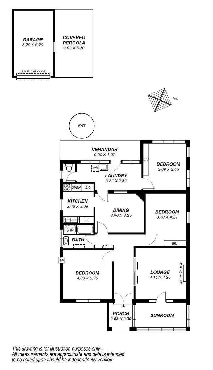 Floorplan of Homely house listing, 63 Denman Terrace, Lower Mitcham SA 5062