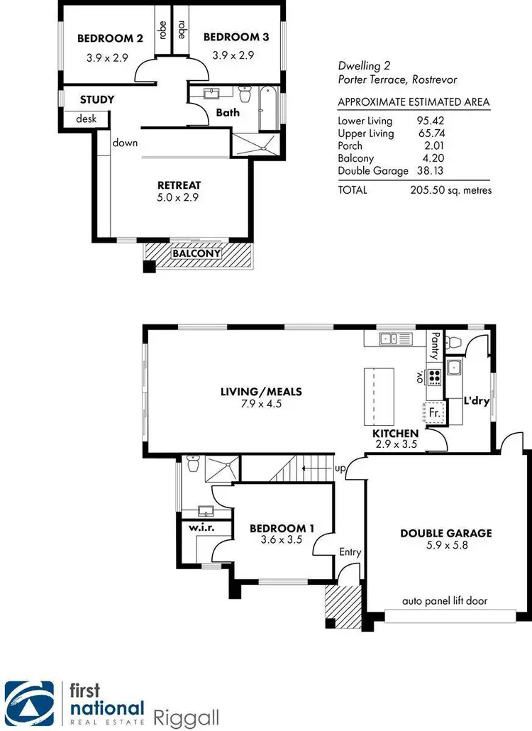Floorplan of Homely house listing, 7b Porter Terrace, Rostrevor SA 5073