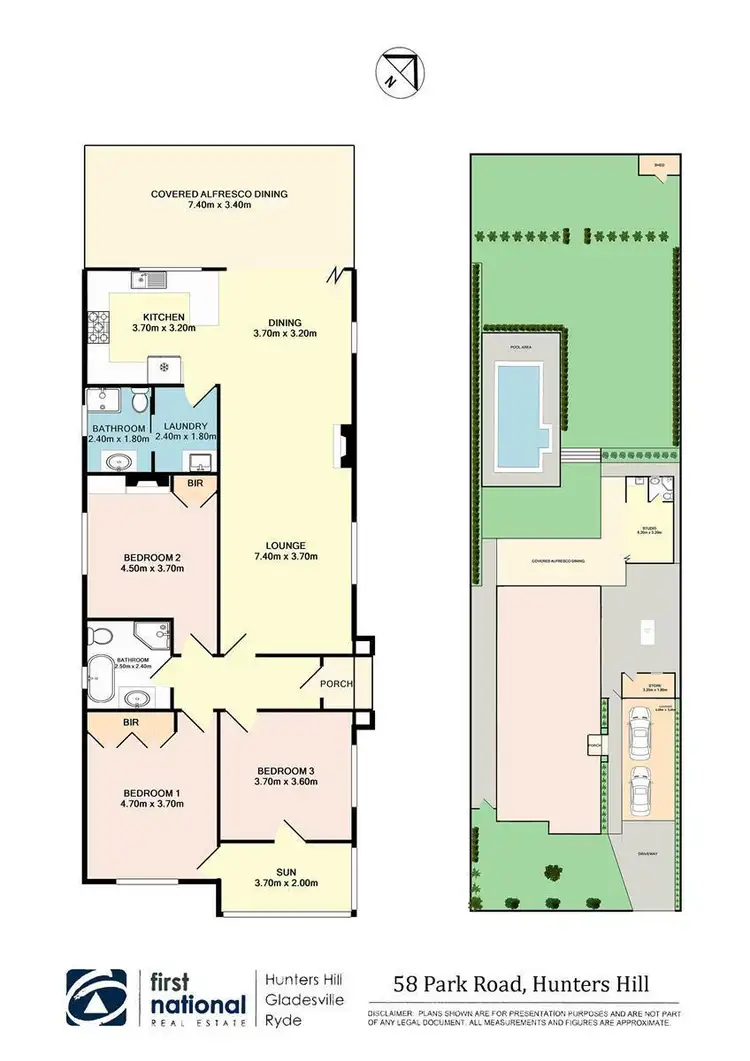 Floorplan of Homely house listing, 58 Park Road, Hunters Hill NSW 2110