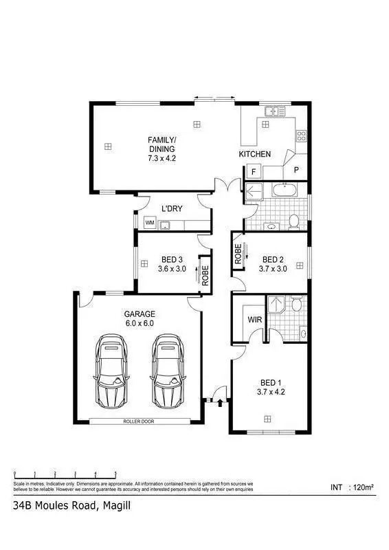 Floorplan of Homely house listing, 34B Moules Road, Magill SA 5072