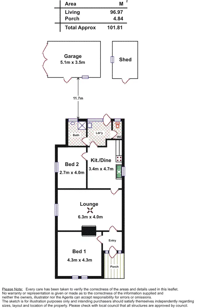 Floorplan of Homely house listing, 37 Hughes Street, Birkenhead SA 5015