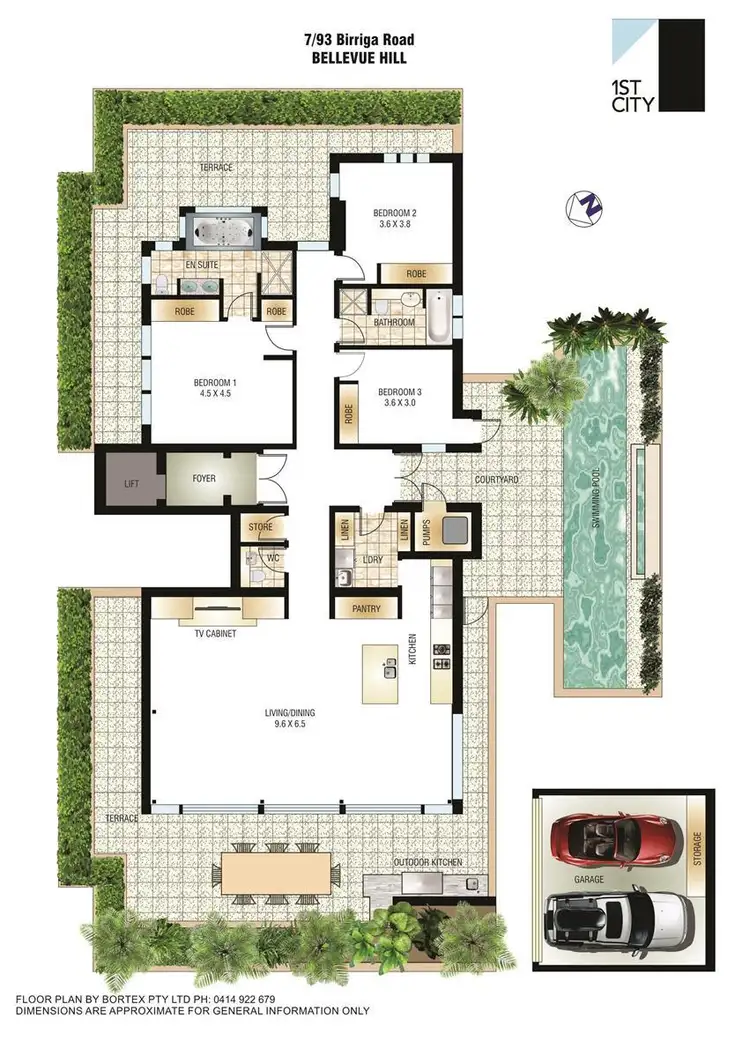 Floorplan of Homely apartment listing, 7/93-95 Birriga Road, Bellevue Hill NSW 2023