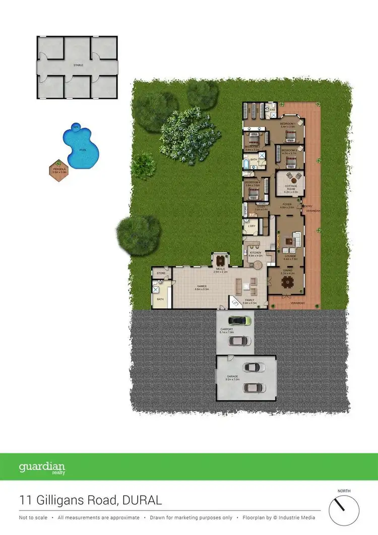 Floorplan of Homely house listing, 11 Gilligans Road, Dural NSW 2158