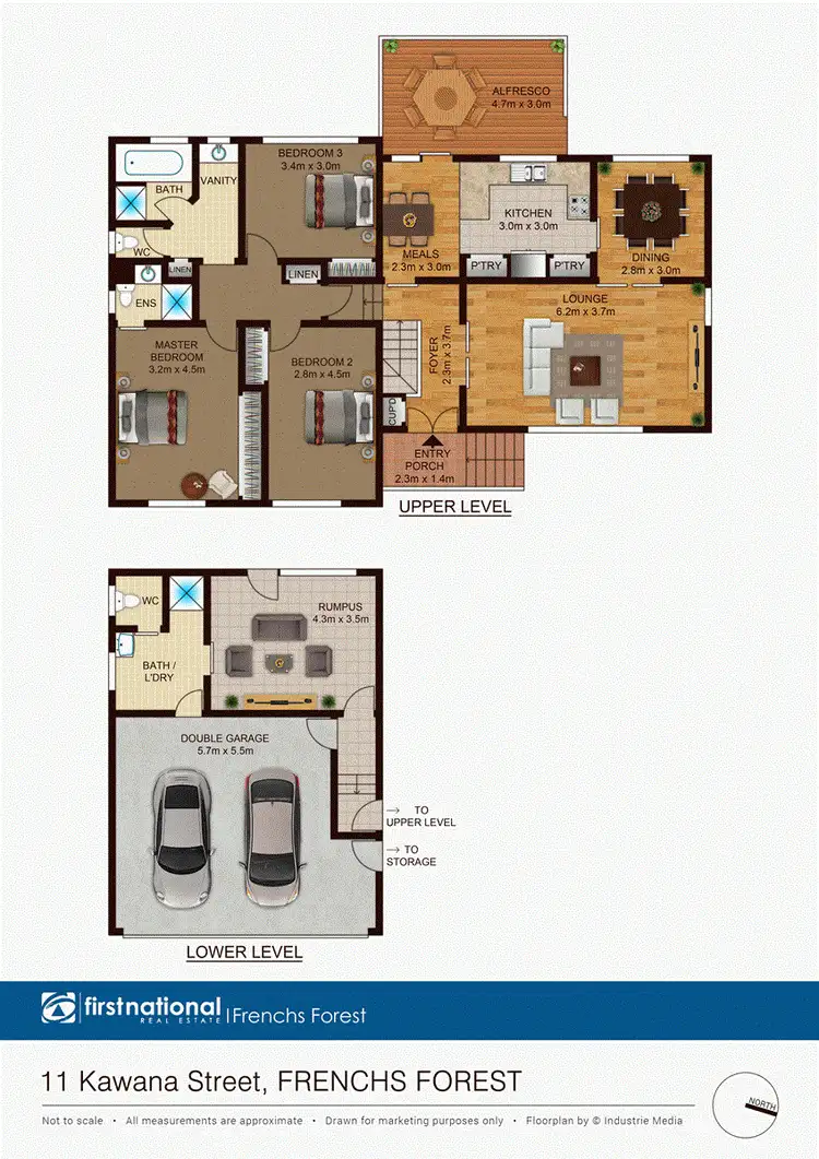 Floorplan of Homely house listing, 11 Kawana Street, Frenchs Forest NSW 2086