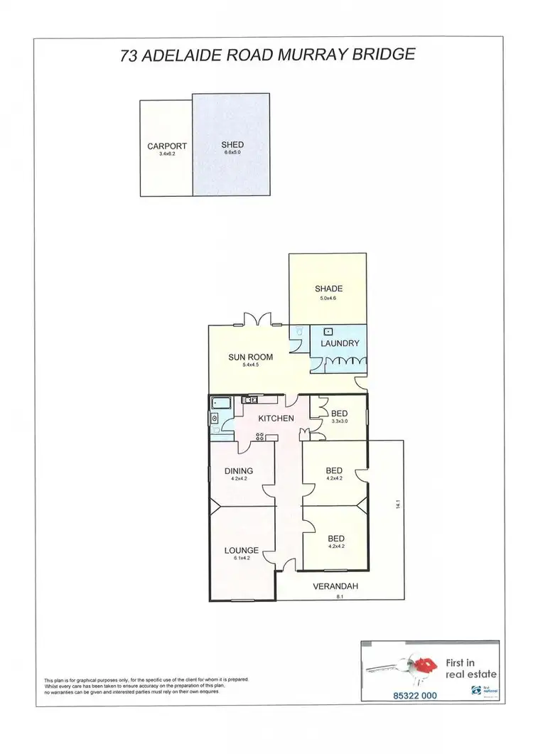 Floorplan of Homely house listing, 73 Adelaide Road, Murray Bridge SA 5253