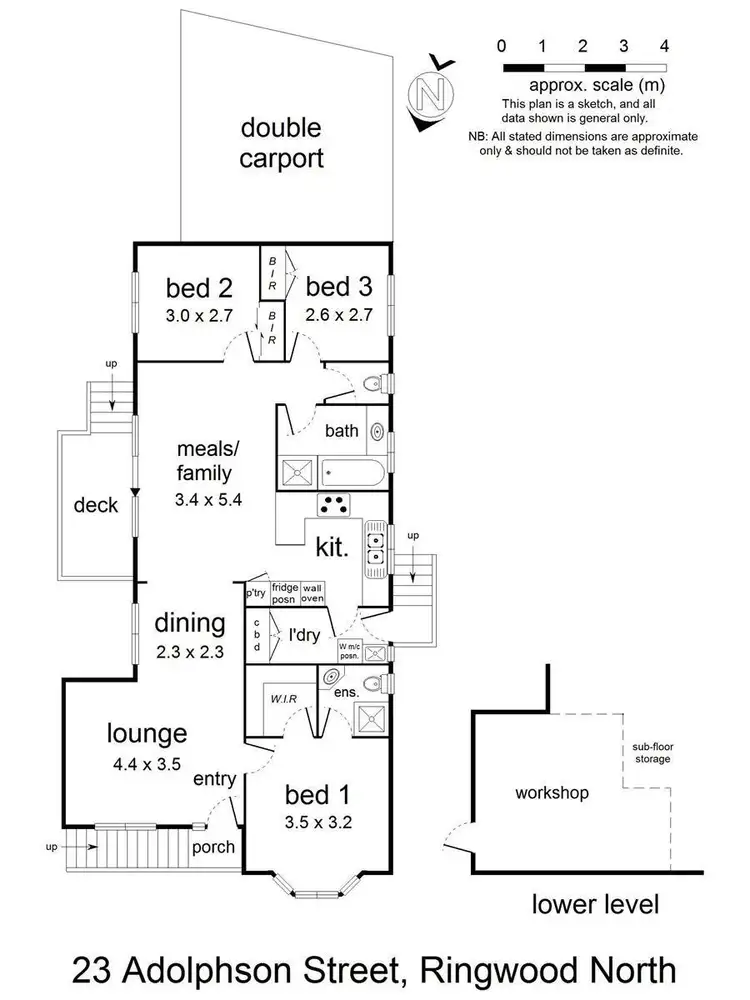 Floorplan of Homely house listing, 23 Adolphson Avenue, Ringwood North VIC 3134