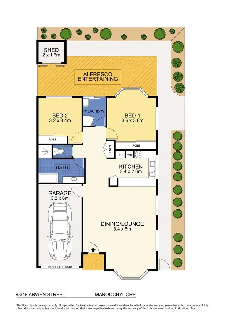 Floorplan of Homely unit listing, 93/19 Arwen Street, Maroochydore QLD 4558