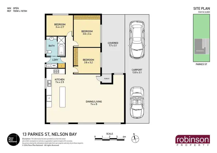 Floorplan of Homely house listing, 13 Parkes Street, Nelson Bay NSW 2315