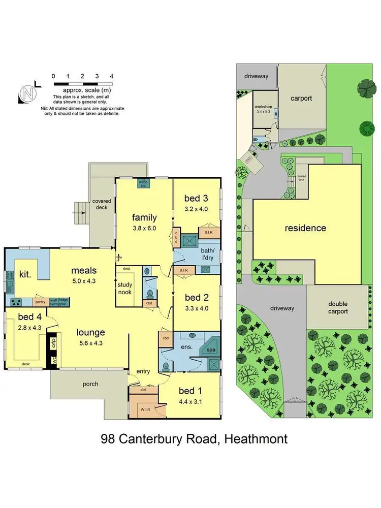 Floorplan of Homely house listing, 98 Canterbury Road, Heathmont VIC 3135