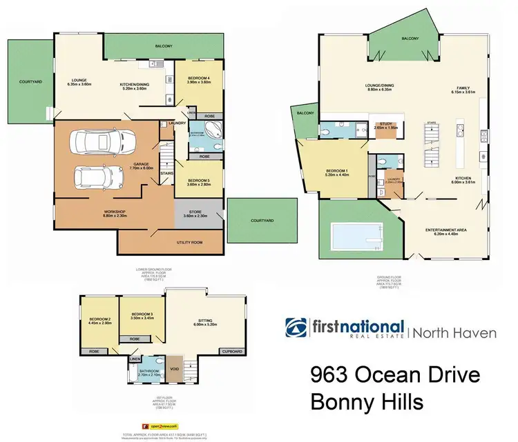 Floorplan of Homely house listing, 963 Ocean Drive, Bonny Hills NSW 2445