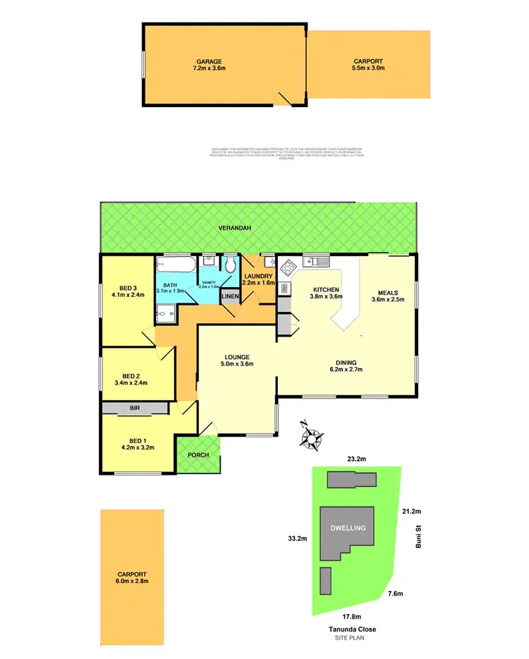 Floorplan of Homely house listing, 2 Tanunda Close, Holmesville NSW 2286