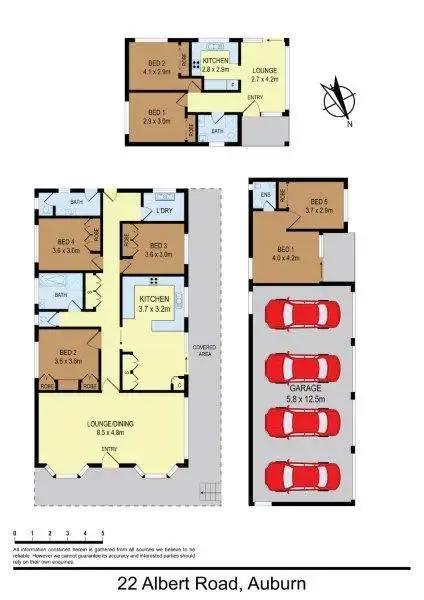 Floorplan of Homely house listing, 22 Albert Road, Auburn NSW 2144