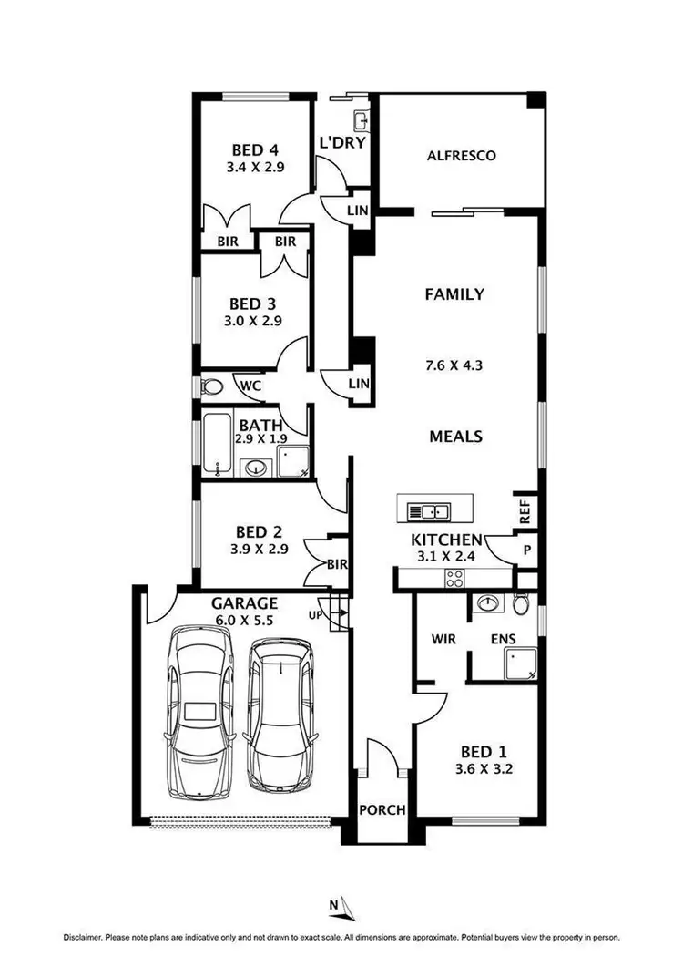 Floorplan of Homely house listing, 16 St Mellion Close, Sunbury VIC 3429