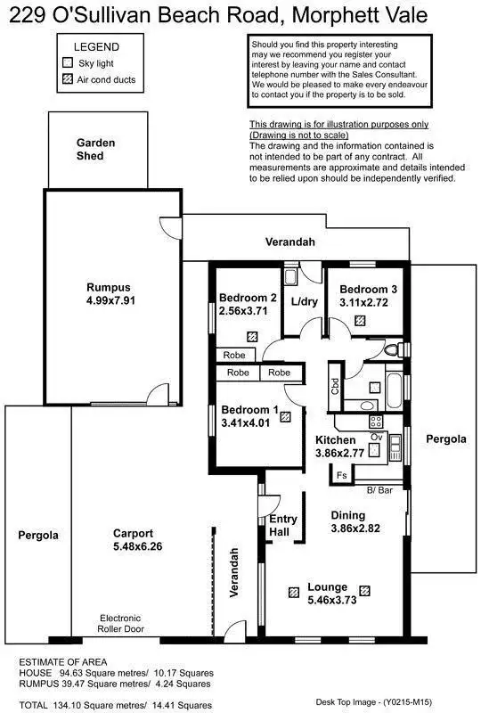 Floorplan of Homely house listing, 229 O'Sullivan Beach Road, Morphett Vale SA 5162