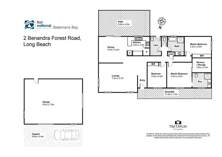Floorplan of Homely house listing, 2 Benandra Forest Place, Long Beach NSW 2536