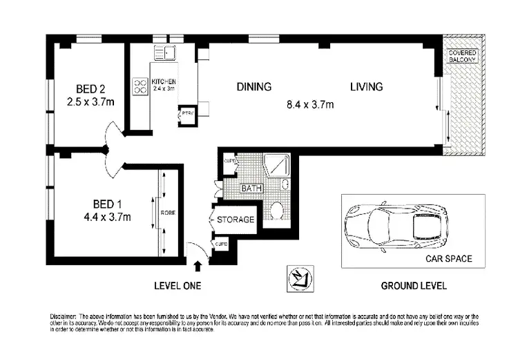 Floorplan of Homely apartment listing, 4/132 Bower Street, Manly NSW 2095