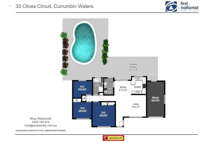 Floorplan of Homely house listing, 33 Clives Circuit, Currumbin Waters QLD 4223