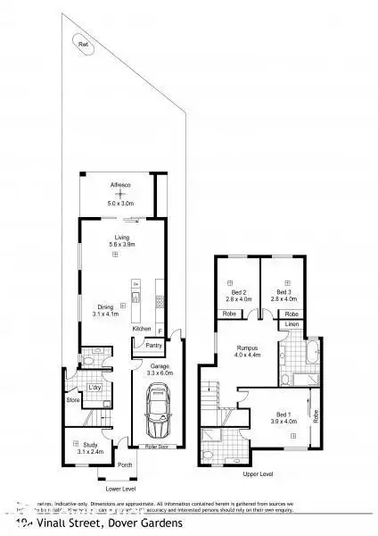 Floorplan of Homely house listing, 19A Vinall Street, Dover Gardens SA 5048