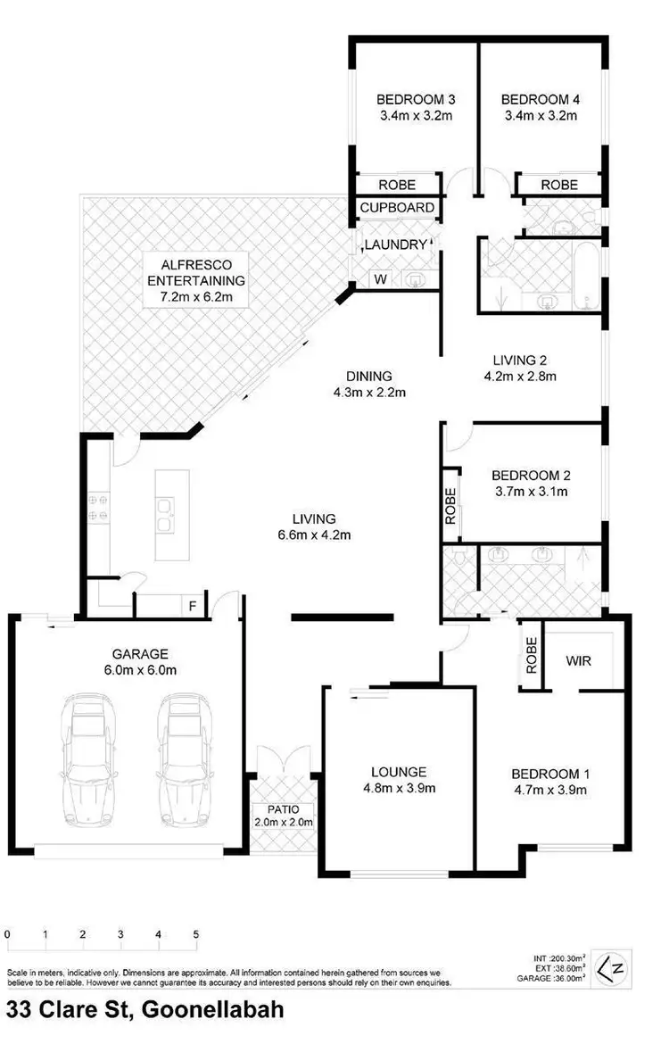 Floorplan of Homely house listing, 33 Clare Street, Goonellabah NSW 2480