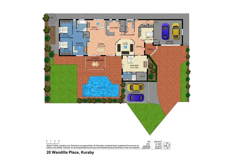Floorplan of Homely house listing, 20 Wandilla Place, Kuraby QLD 4112