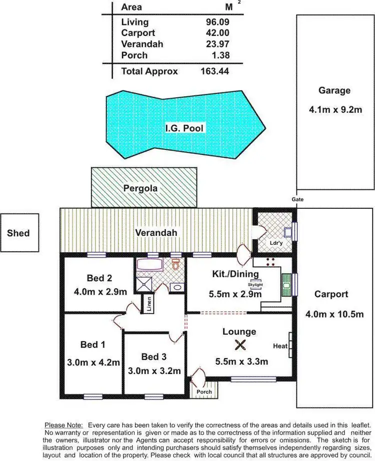 Floorplan of Homely house listing, 16 Kingston Street, Davoren Park SA 5113