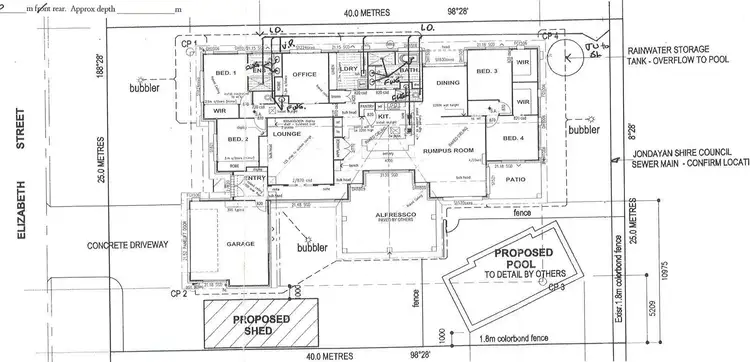 Floorplan of Homely house listing, 20 Elizabeth Street, Westbrook QLD 4350