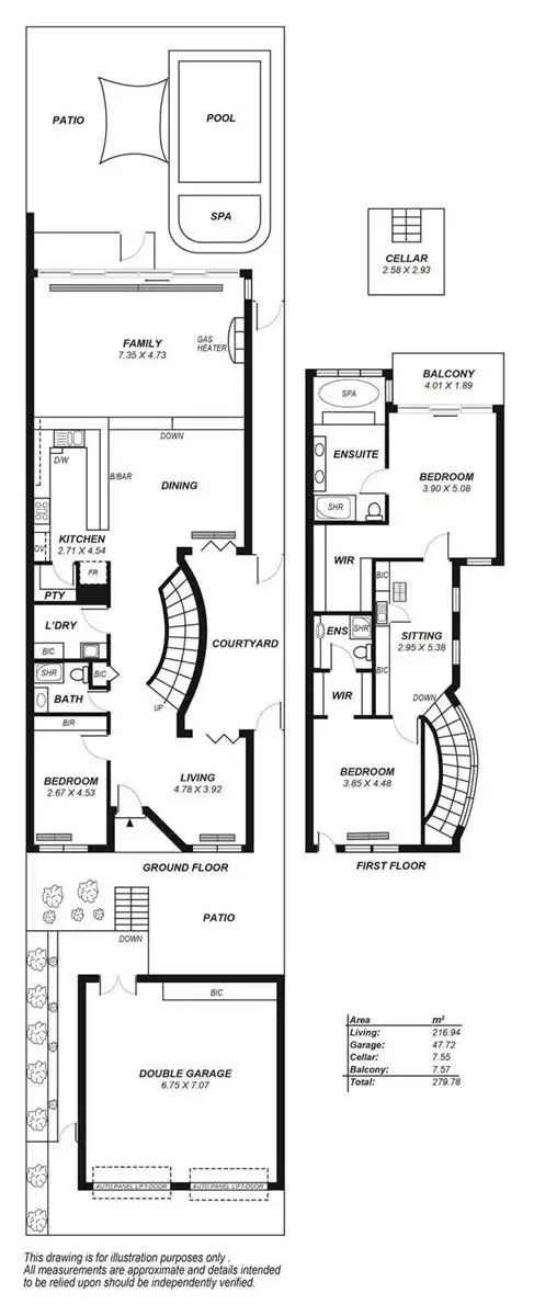 Floorplan of Homely house listing, 21a Seaview Road, West Beach SA 5024