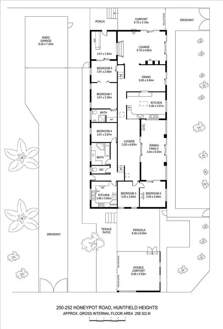 Floorplan of Homely house listing, 293 250 - 252 Honeypot Road, Huntfield Heights SA 5163