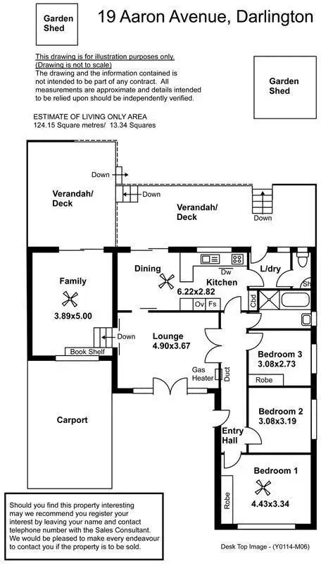 Floorplan of Homely house listing, 19 Aaron Avenue, Darlington SA 5047