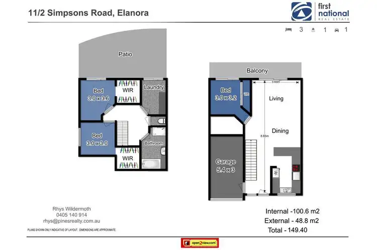 Floorplan of Homely townhouse listing, 11/2 Simpsons Road, Currumbin Waters QLD 4223