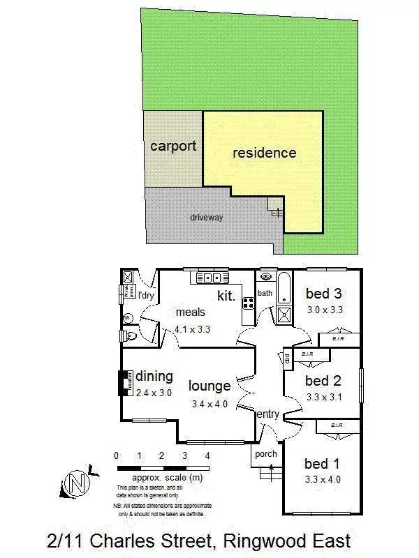 Floorplan of Homely unit listing, 2/11 Charles Street, Ringwood East VIC 3135