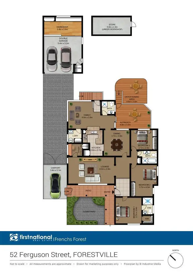 Floorplan of Homely house listing, 52 Ferguson Street, Forestville NSW 2087
