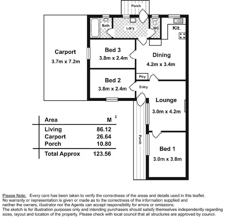 Floorplan of Homely house listing, 49 Matheson Avenue, Findon SA 5023