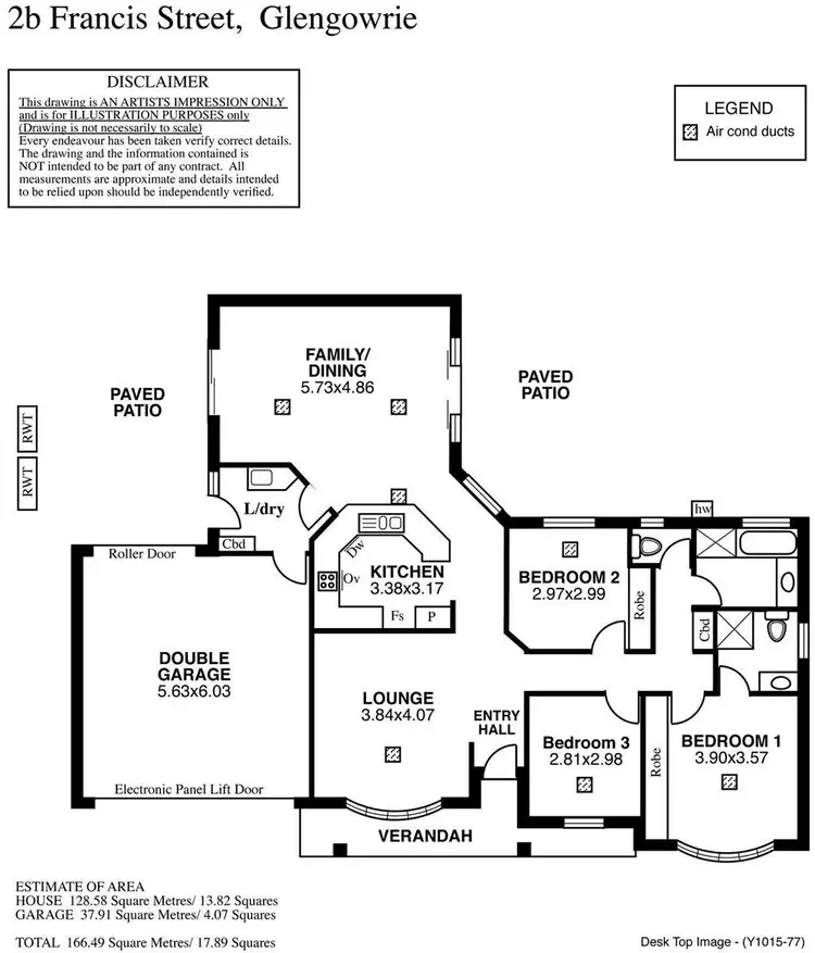 Floorplan of Homely house listing, 2B Francis Avenue, Glengowrie SA 5044