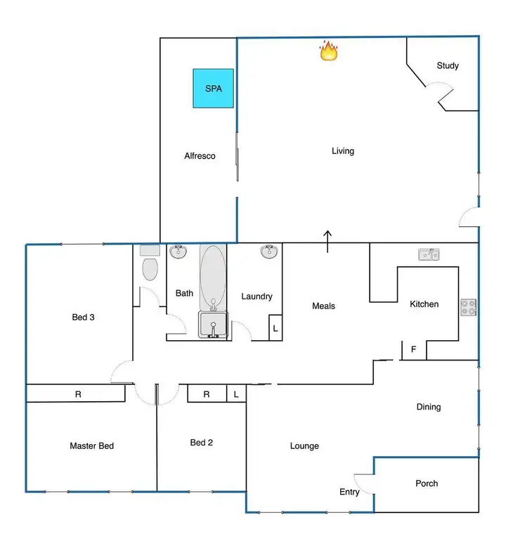 Floorplan of Homely house listing, 35 Aberdeen  Drive, Dandenong North VIC 3175