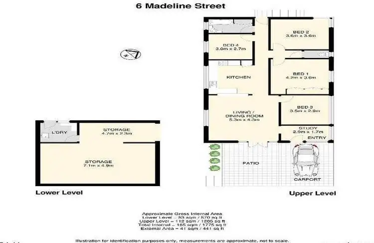 Floorplan of Homely house listing, 6 Madeline Street, Camp Hill QLD 4152