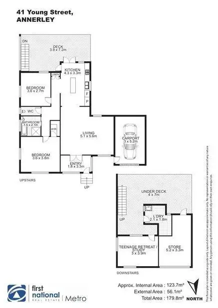 Floorplan of Homely house listing, 41 Young Street, Annerley QLD 4103