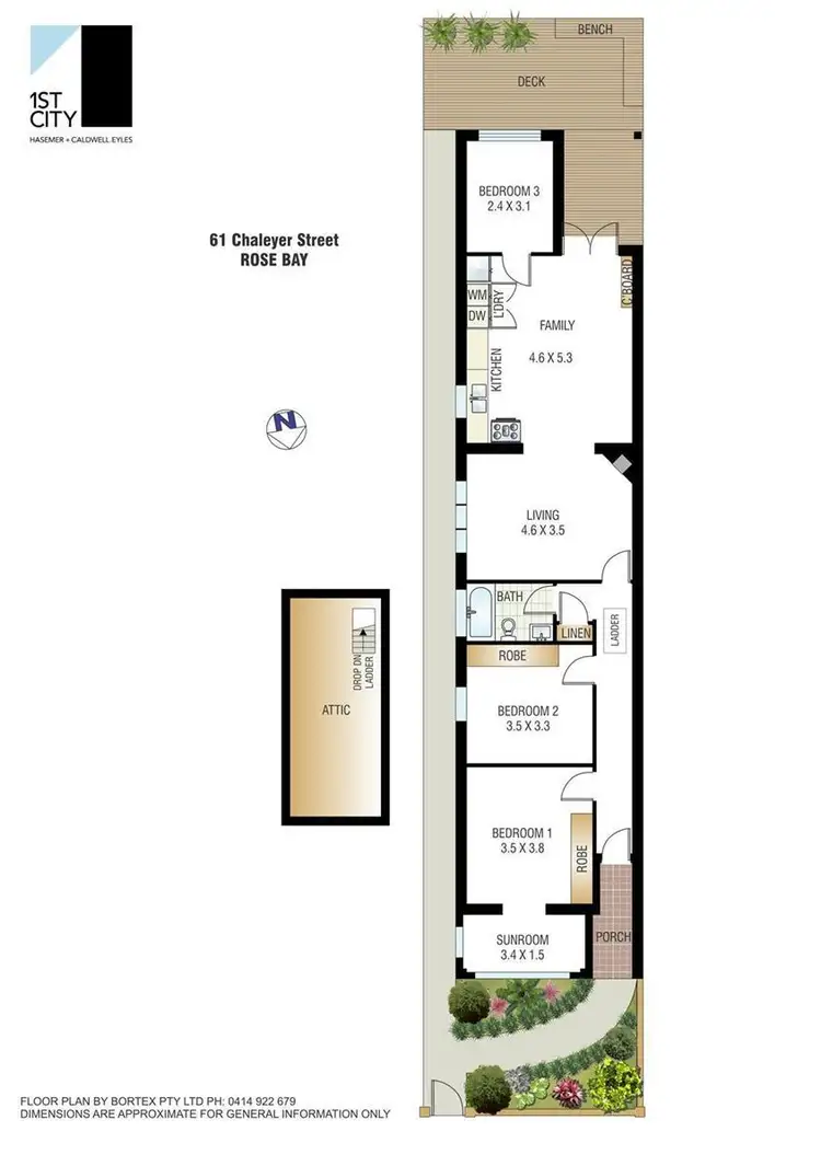 Floorplan of Homely house listing, 61 Chaleyer Street, Rose Bay NSW 2029