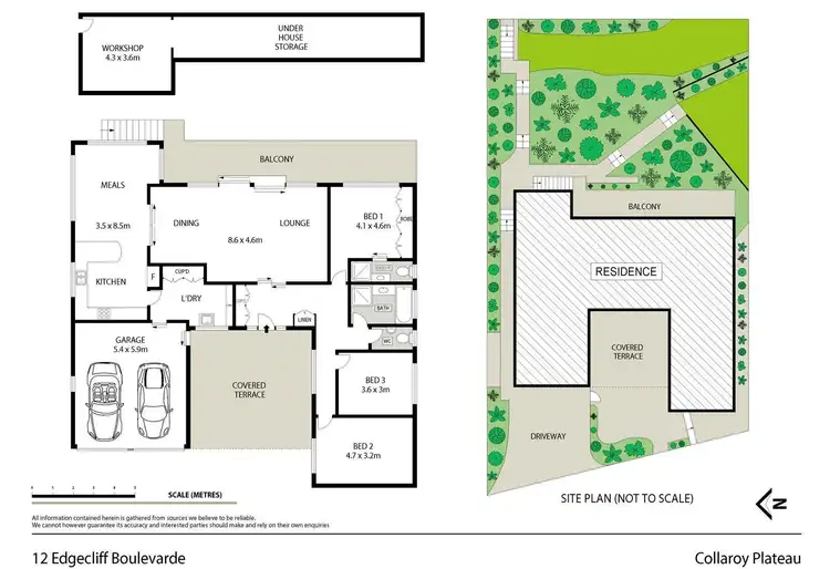 Floorplan of Homely house listing, 12 Edgecliffe Boulevard, Collaroy Plateau NSW 2097